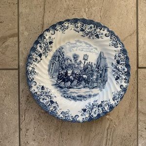 Johnson Brothers Stoke-on-Trent dinner plate.